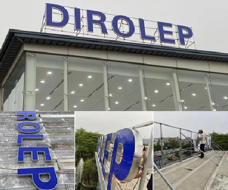 梨林楼顶发光字安装的注意事项。